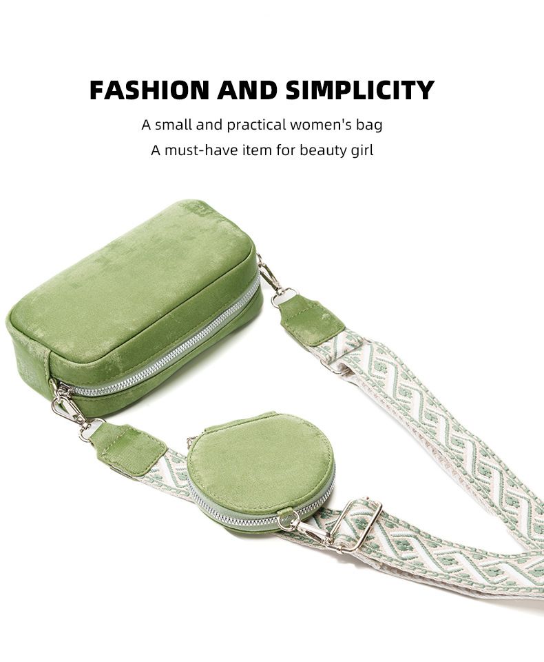 Cell Phone Bag Dopamine Candy Color Women's Crossbody Shoulder Bag Wide Shoulder Strap Mother Bag Multi-function Phone Bag_voghion.com