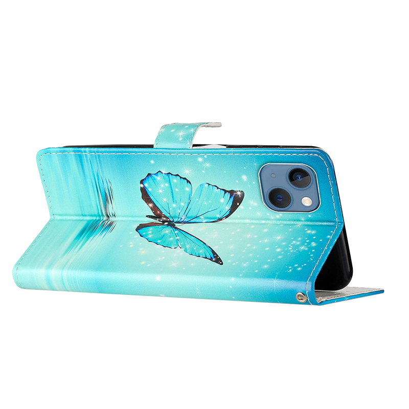 Capa tipo carteira com estampa de borboleta para Samsung Galaxy A05 A05S A15 A25 A35 A55 5G, capa traseira magnética de couro_voghion.com