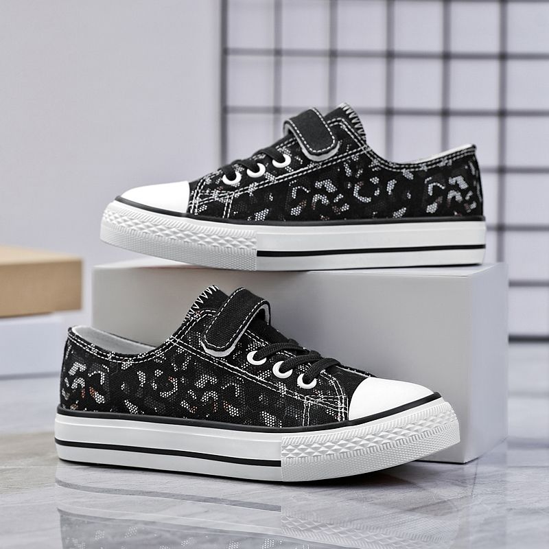 Scarpe in tela per bambini, suola morbida, scarpe casual da corsa per bambini, scarpe da ginnastica piatte antiscivolo per ragazze, taglia 27-36_voghion.com