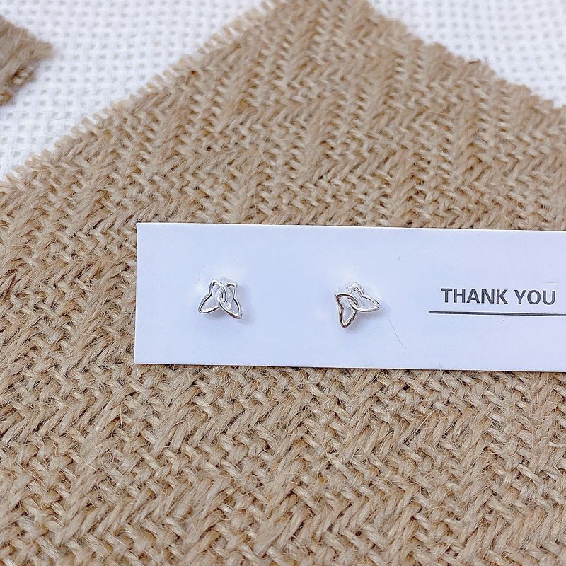 Boucles d'oreilles minimalistes en argent pour femme, ensemble simple, mini boucles d'oreilles compactes et polyvalentes, joli piercing d'oreille_voghion.com