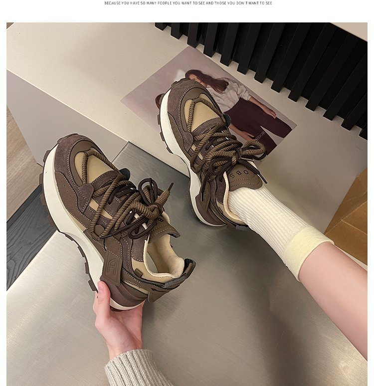 Forrest Gump Schuhe für Damen 2024 neue Herbst-Damenschuhe vielseitige, fußzeigende trendige Street-Casual-Sportschuhe für Damen_voghion.com
