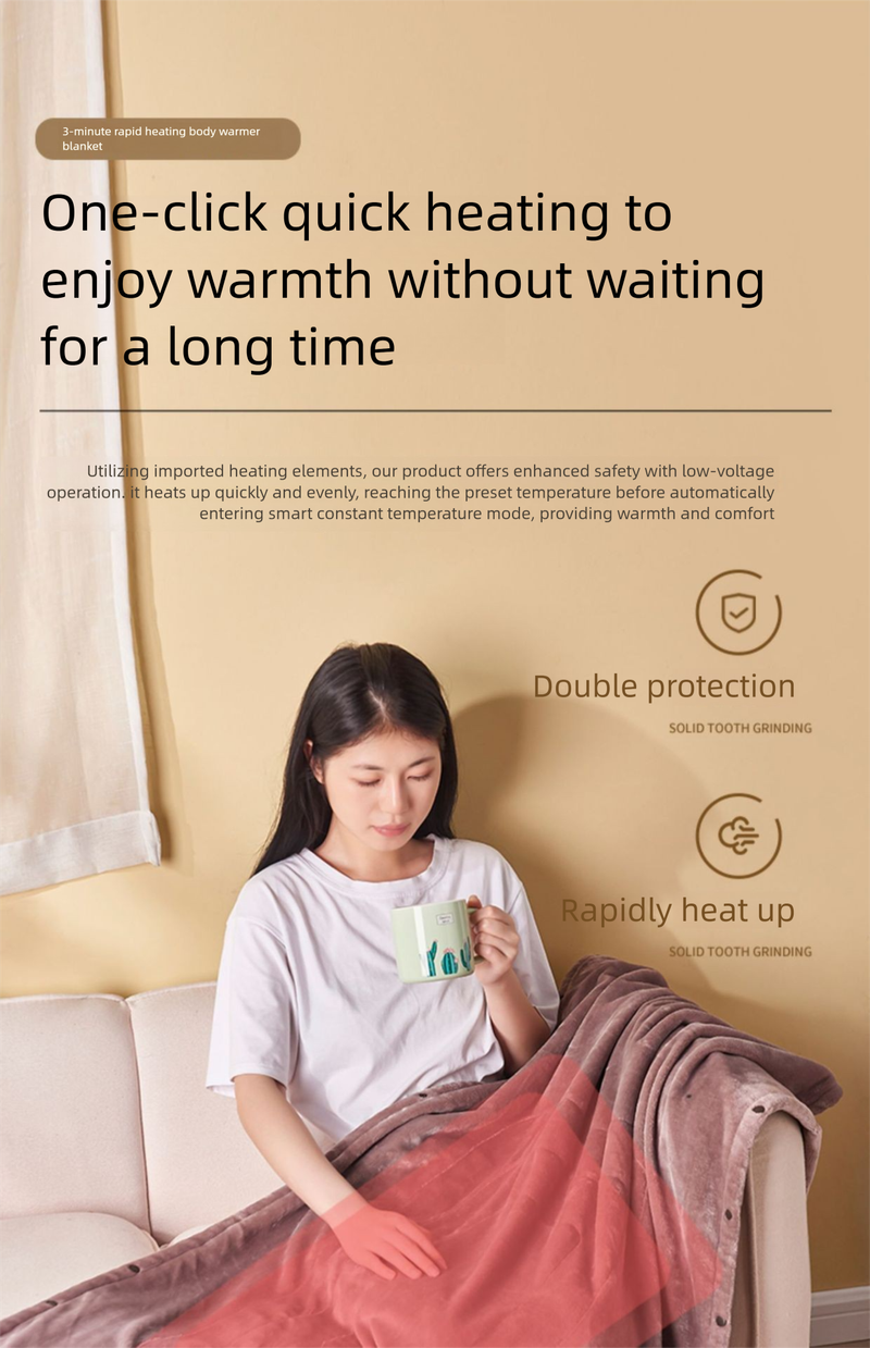 Materasso elettrico riscaldante singolo USB per dormitorio, coperta da 5 V per la casa_voghion.com