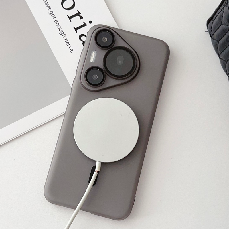 Ultradünne PC Ice Fog-Telefonhülle für Huawei Pura 70 Mate 60 Pro Ultra Magnetic für Magsafe Wireless Charge Hard Cover_voghion.com