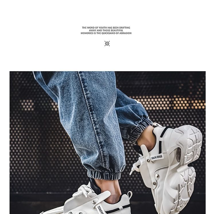 Fritidsidrottsskor för män Tennisarbete Promenadskor Träning Chunky Fashion Sneakers för män_voghion.com