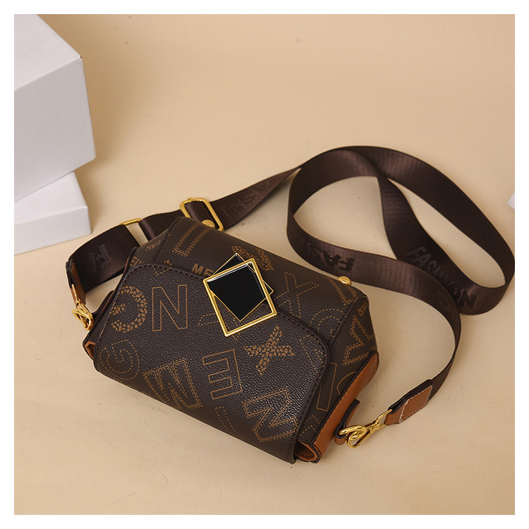 French niche esign women's 2024 new light luxury fashion printe small square versatile one shouler crossboy bag_voghion.com