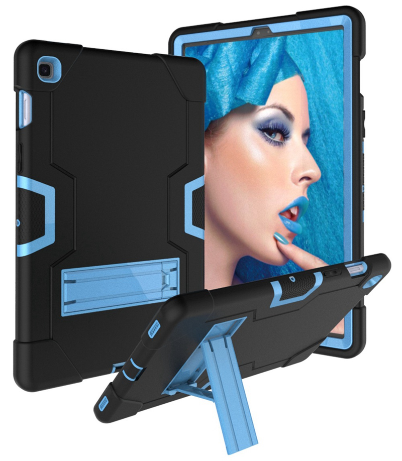 Galaxy Für Samsung Tab S e zoll SM T SM T Fall Stoßfest Kinder Sicher PC Silizium Hybrid Stand Ful M_voghion.com