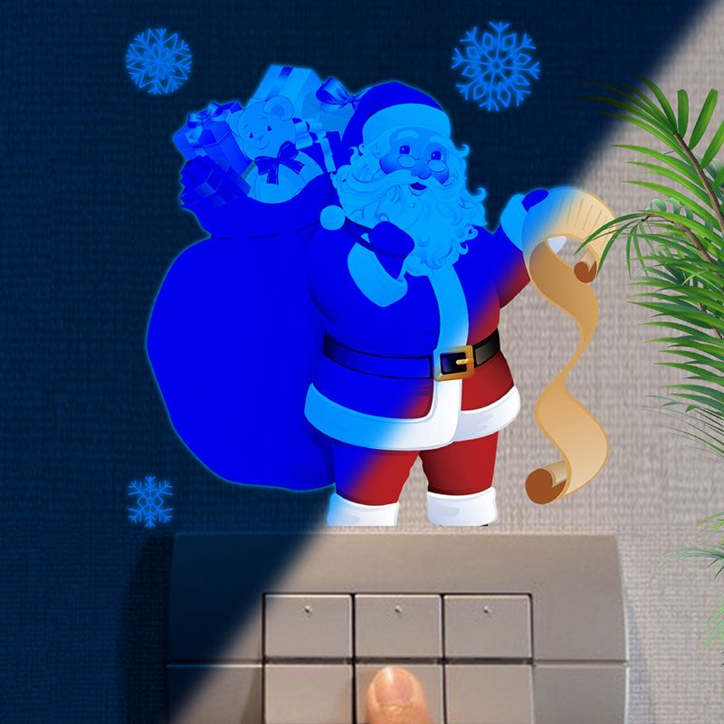 Luminous Santa Claus switch AFG3620 custom decorative wall sticker_voghion.com