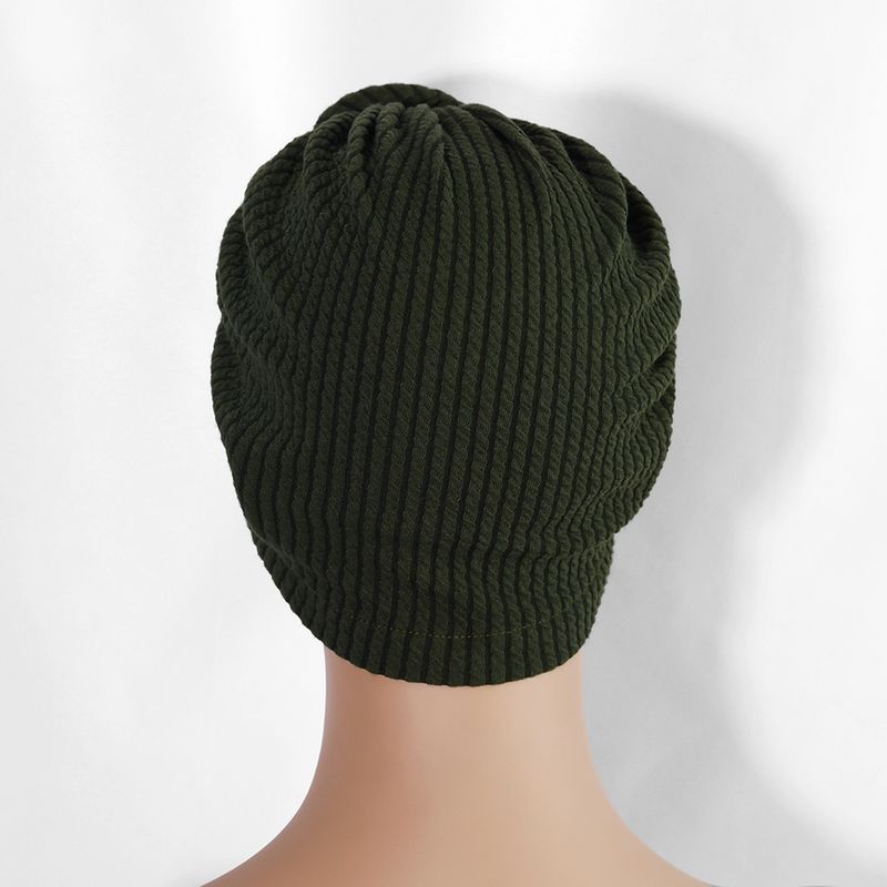 Thickened Elastic Flower Headscarf Hat - Ethnic Style Twisted Warm Hat (Fashionable & Versatile, European & American Design, Winter Headwear)_voghion.com