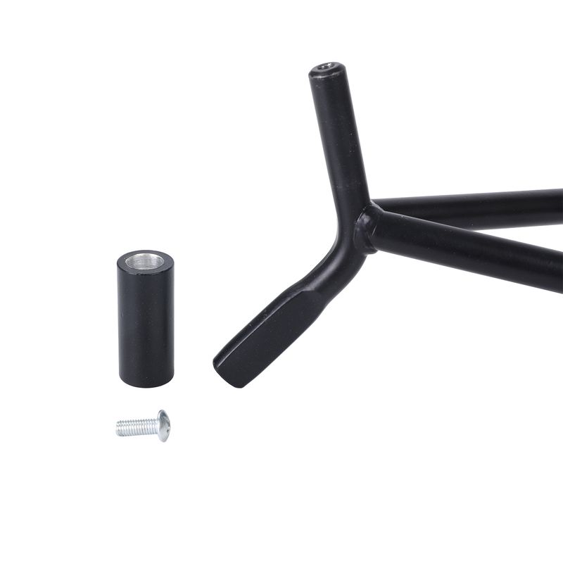 Uniwersalne nowe akcesoria czarny stalowy trójkątny stojak boczny motocyklowy 39x25x11cm do motocykla terenowego MX Motocross Kickstand_voghion.com