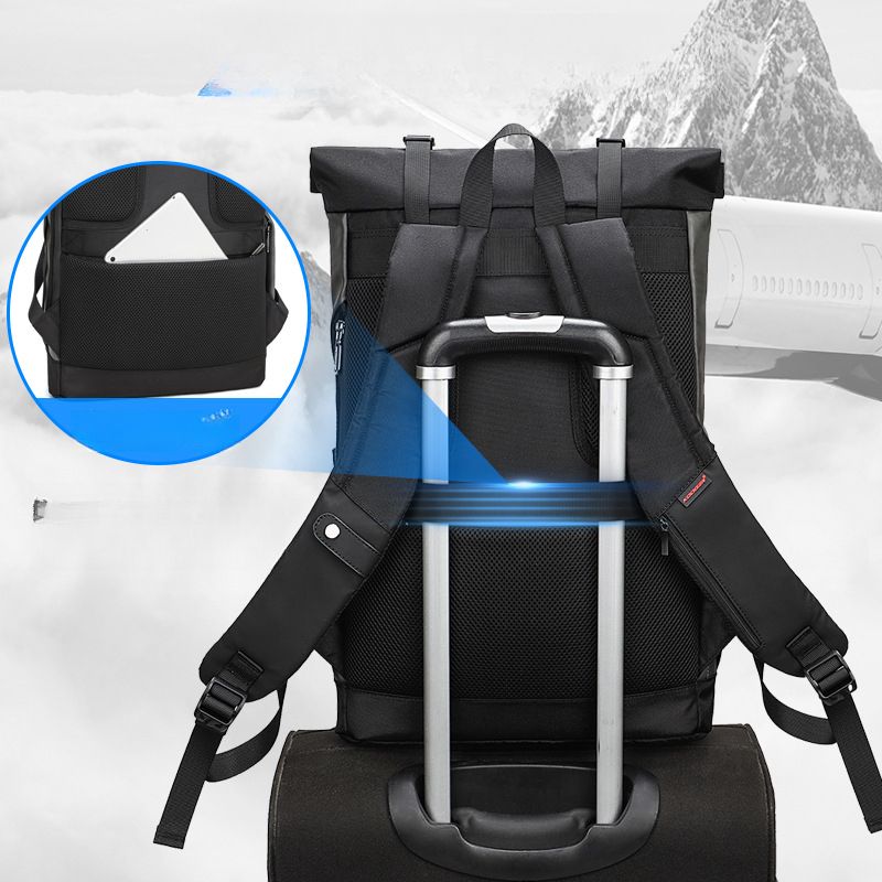 Cooler, urbaner, minimalistischer, multifunktionaler, wasserdichter Herren-Look, geeignet für den Einsatz in der Uni und Schule, auch für Reisen im Freien geeignet._voghion.com