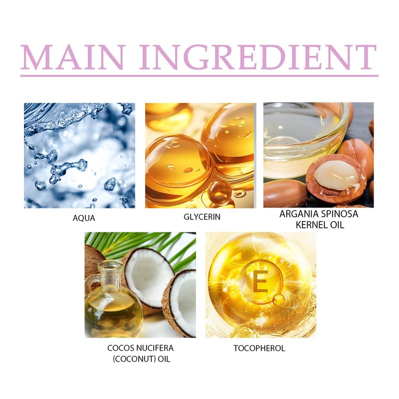 Huile essentielle de vitamine E pour les cheveux, huile essentielle marocaine de soin des cheveux sans rinçage pour le cuir chevelu moelleux_voghion.com