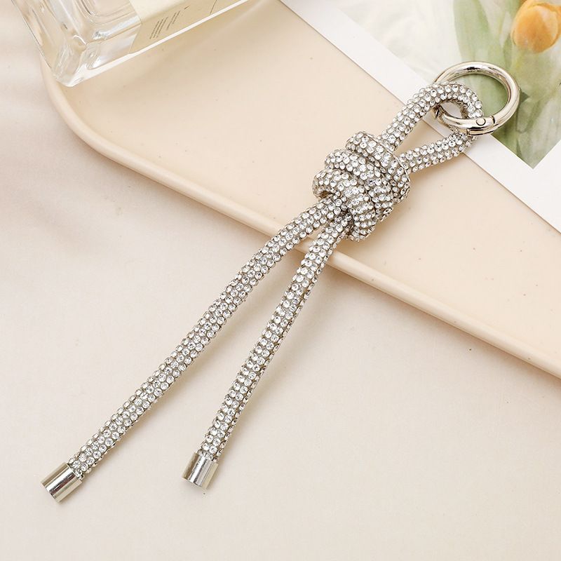 High-end Pendant Case Keychain Hanging Accessories Rhinestone Chain Bag Phone Strap_voghion.com
