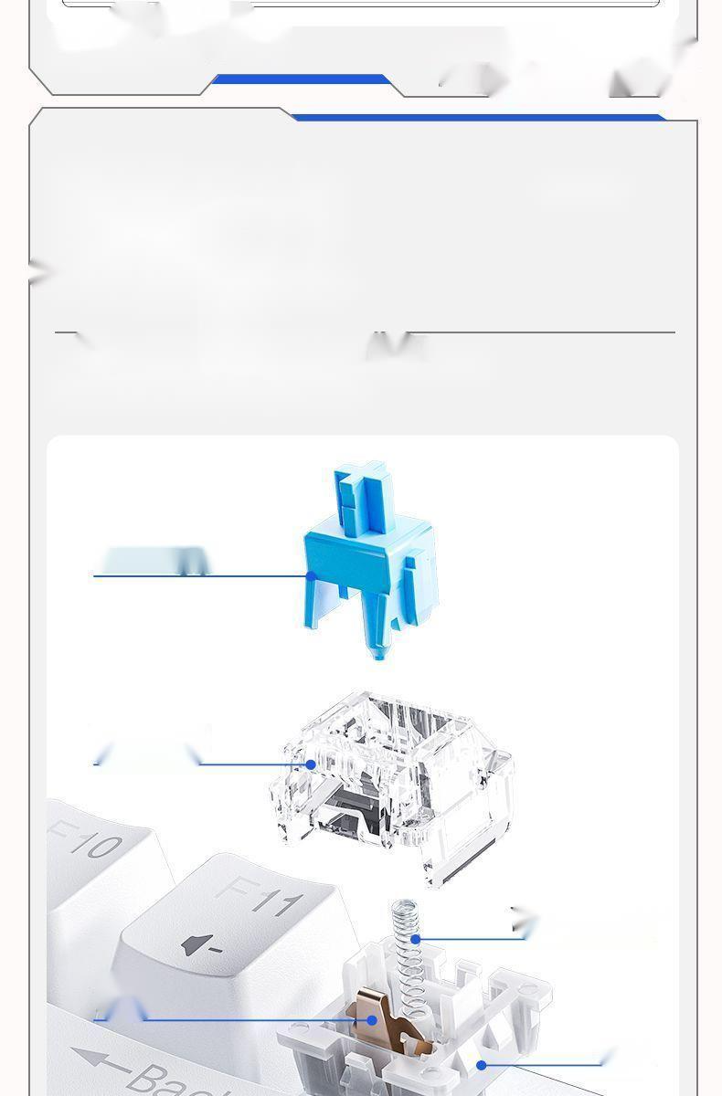 Tarantula Bluetooth The Third Mock Examination Mechanical Keyboard Wireless Mouse Set Game Office Notebook Tablet_voghion.com