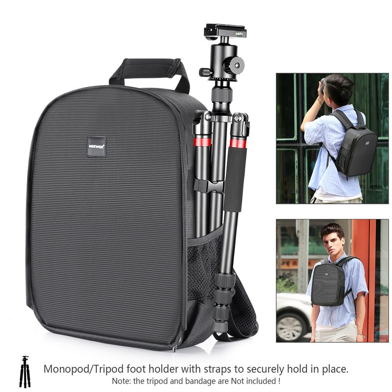Neewer Backpack Bag Photographers With Waterproof Shockproof Partition Small Insert Case For DSLR Camera_voghion.com