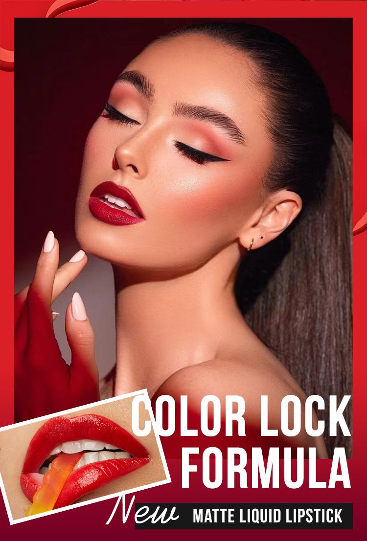 MLSMILE Non Stick Matte Lip Glaze Set Long Lasting Lip Dye Liquid Cross Border Makeup Lip Gloss Matte Lipstick Liquid Soft Mist Lip_voghion.com