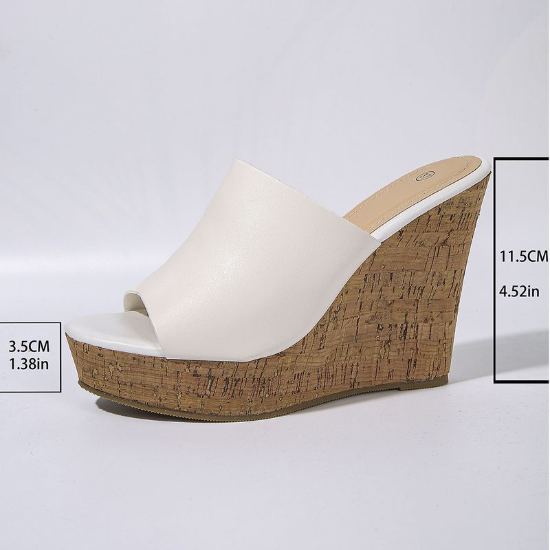 Neu Plattform Plattform Muffin Erhöhen frauen Sandalen Hausschuhe_voghion.com