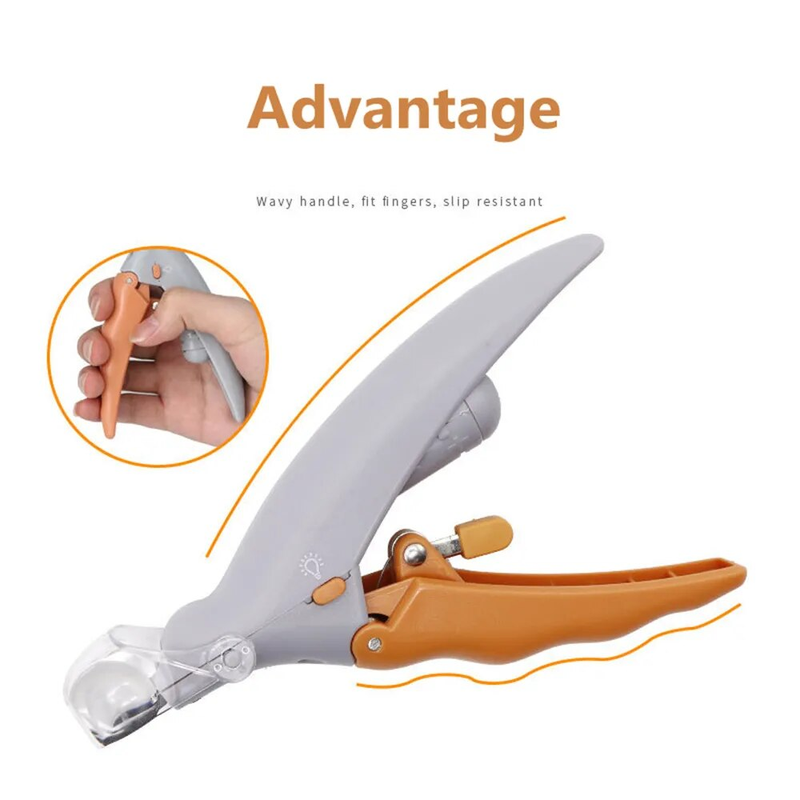 New Professional Clipper Scissors Dog Cat Cutter Toe Claw Clippers Scissor LED Light Nail Trimmer Pet Supplies_voghion.com