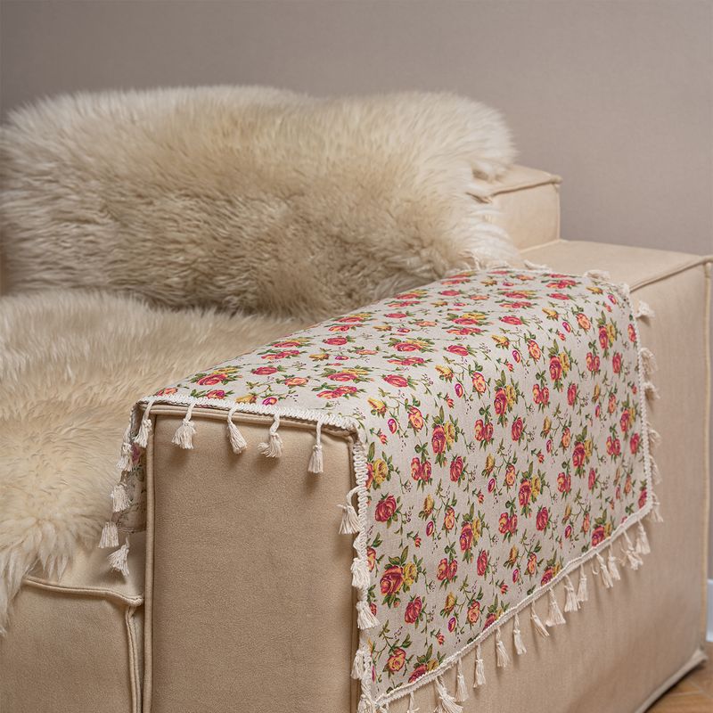 Retro Big Size Tablecloths Bohemian Style Polyester Fiber Square Tassel Decorative Tablecloths_voghion.com