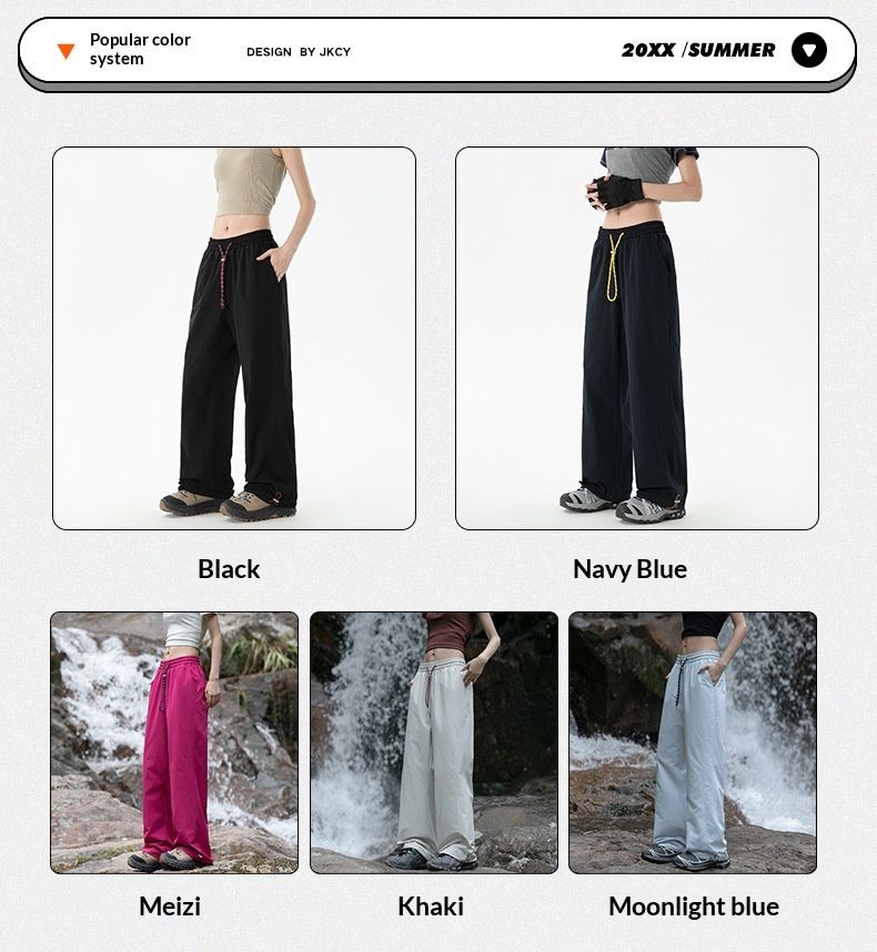 001 Jack Chuan Yang Cargo Herren Trendige Marke Herbst Amerikanischer Stil Gerade Bein Hose Outdoor Wasserabweisende Freizeithose_voghion.com