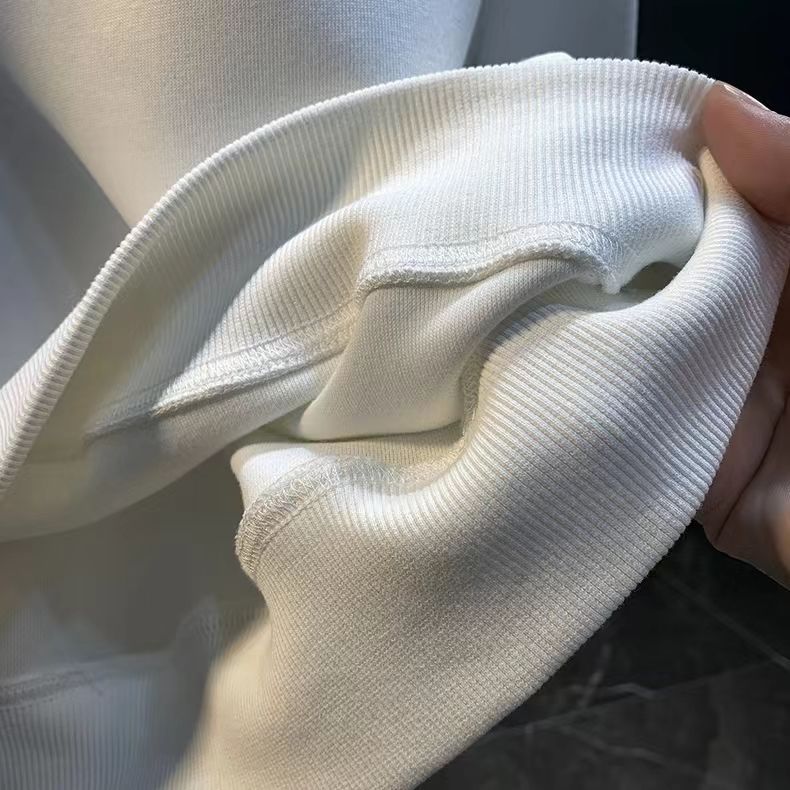 Felpa con cappuccio alla moda da uomo autunno 2024 nuova giacca stampata a maniche lunghe con scollo rotondo e ampia, maglietta di base di alta qualità per coppie_voghion.com