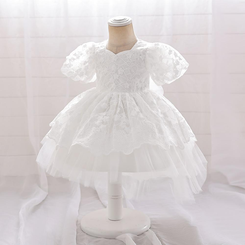 Nuovo vestito per neonati e bambini, festa di compleanno, vestito da principessa, gonna tutù dolce in rete ricamata a bolle_voghion.com