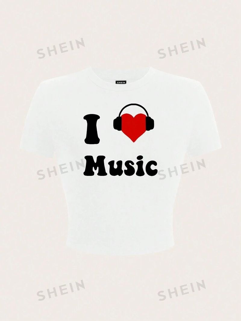Zomer 2024 Nieuw product Eenvoudige mode bedrukte open navelstreng afslankende onderkant dames top T-shirt_voghion.com