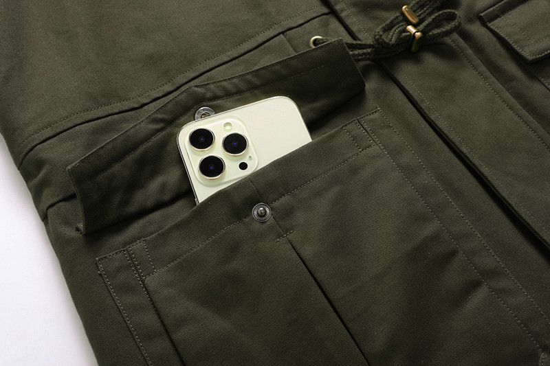 Men’s Vintage Workwear Jacket – Hooded Cotton Utility Coat With Fleece Lining & Multi-Pockets (S-XXXL, 3 Colors)_voghion.com