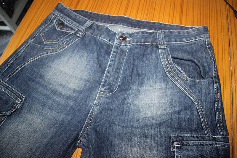 Men's Clothing Men's Overalls Mid Length Pants With Multiple Pockets Casual Denim Cropped Shorts_voghion.com