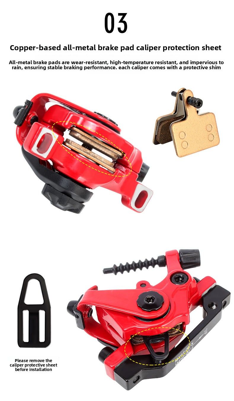 TOOPRE Mountain Disc Electric Bike Dual Drive Piston Brake Caliper Assembly Universal Set_voghion.com