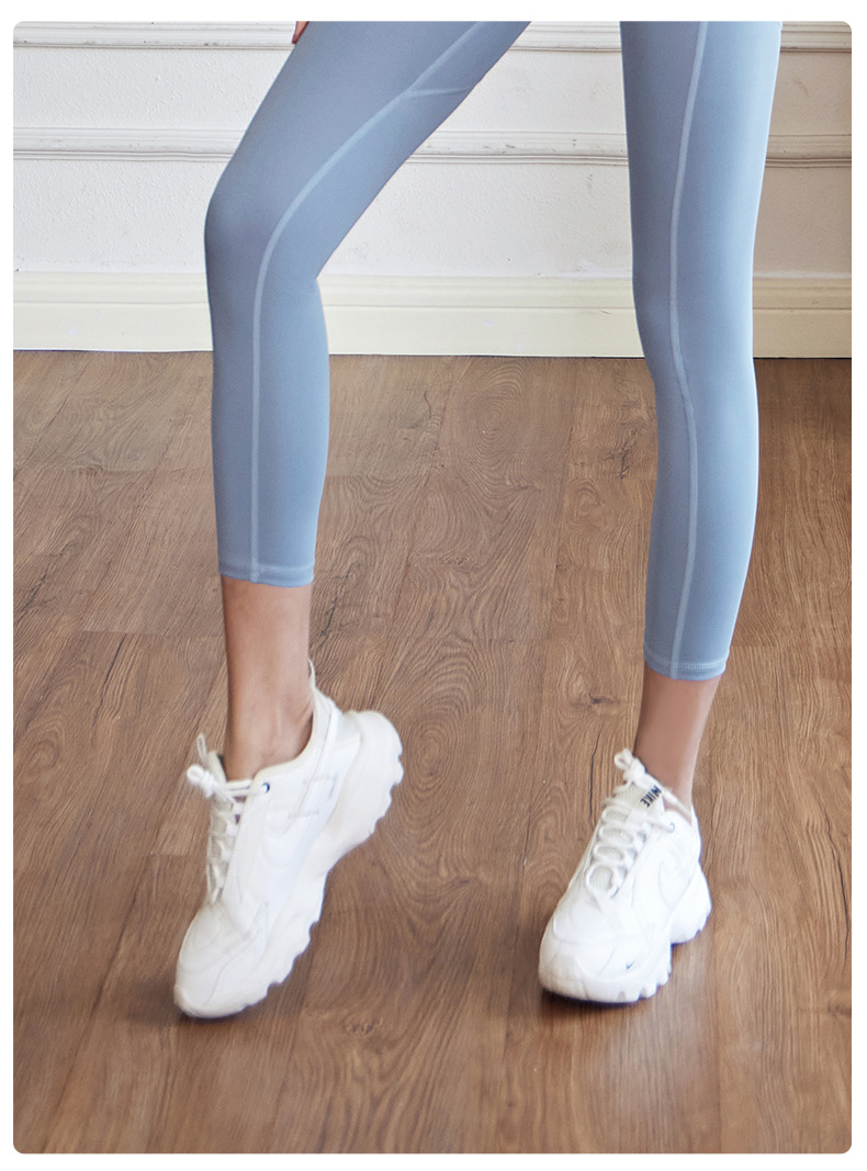 Hochwertige Booty Lifting-Yogahose für Damen mit seitlichen Netztaschen – Kniebeugensichere Workout-Leggings für Fitnessstudio und Fiess_voghion.com
