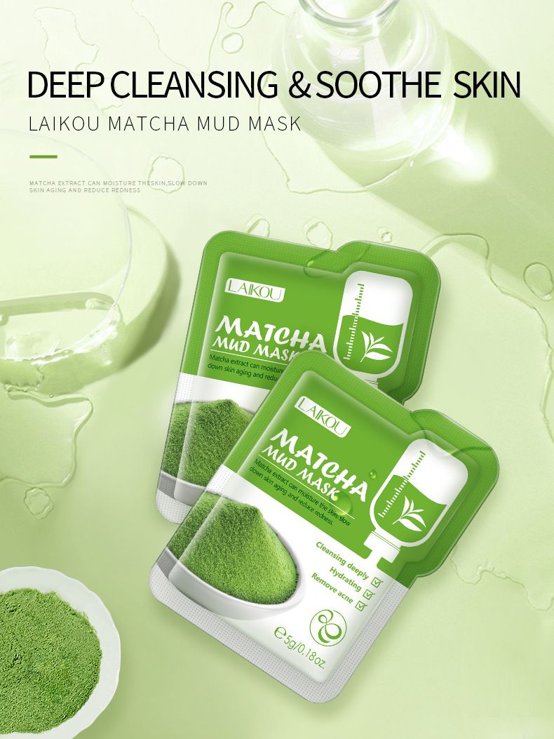 Laikou Laikou Cleansing Mud Mask Kombinace 6 příchutí Čisticí maska Mud FDA Produkty péče o pleť Bahenní maska_voghion.com