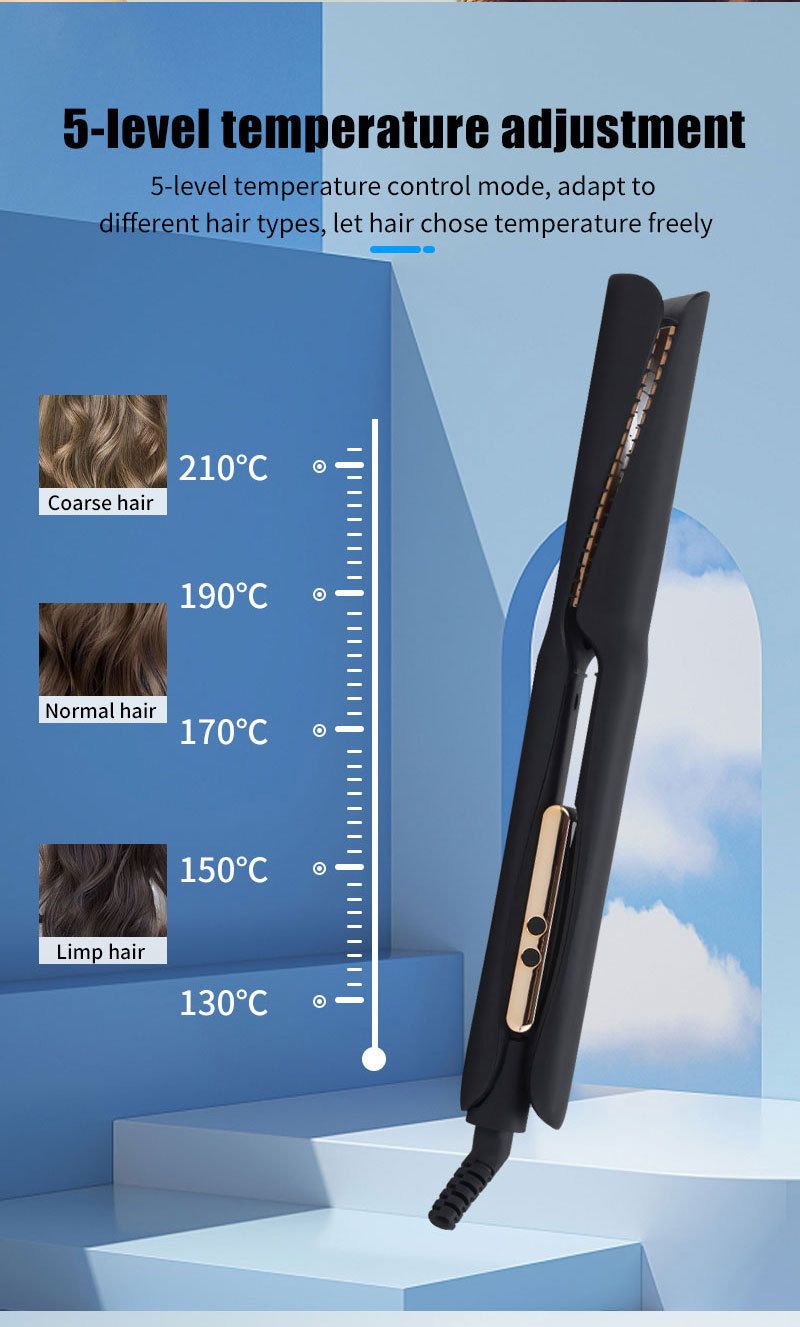 twisting multi speed temperature control does not damage the hair straightening splint curling iron dual purpose spiral splint_voghion.com