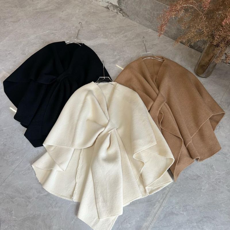 Women's Shawls Senna Shawl Cape Coat Women Autumn And Winter New Style High End Woolen Coat_voghion.com