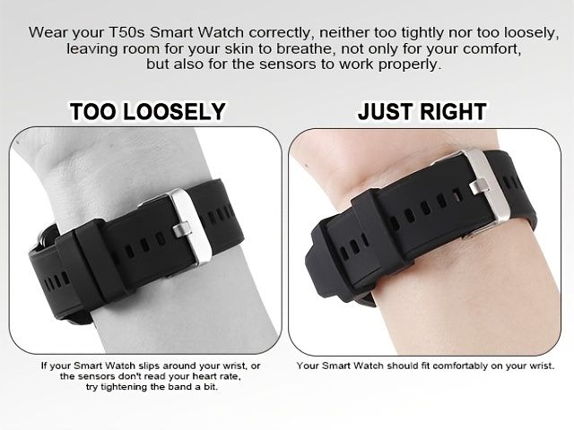 Smartwatch T50, ponad 100 trybów ćwiczeń, monitor snu, wersja sportowa smartwatcha na systemy iOS i Android._voghion.com