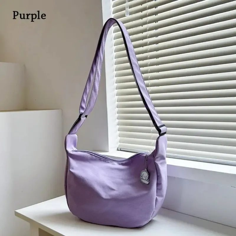 Borsa a tracolla in tela da donna con cerniera, grande capacità, da viaggio, sportiva, a tracolla 250408l_voghion.com