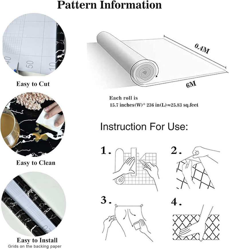 Milky White Removable Countertop Waterproof Marble Wallpaper Self-Adhesive Suitable For Cabinets Kitchen Stickers_voghion.com