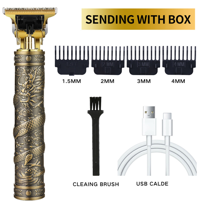 Pánský zastřihovač vlasů Barber Retro T9 Professional pro zastřihovač břitvy Bezdrátový zastřihovač vlasů Beard Man Shavin_voghion.com
