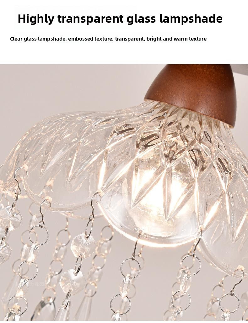 Crystal Entryway French Modern Minimalist Ceiling Staircase Lighting Balcony Hallway Corridor Light_voghion.com
