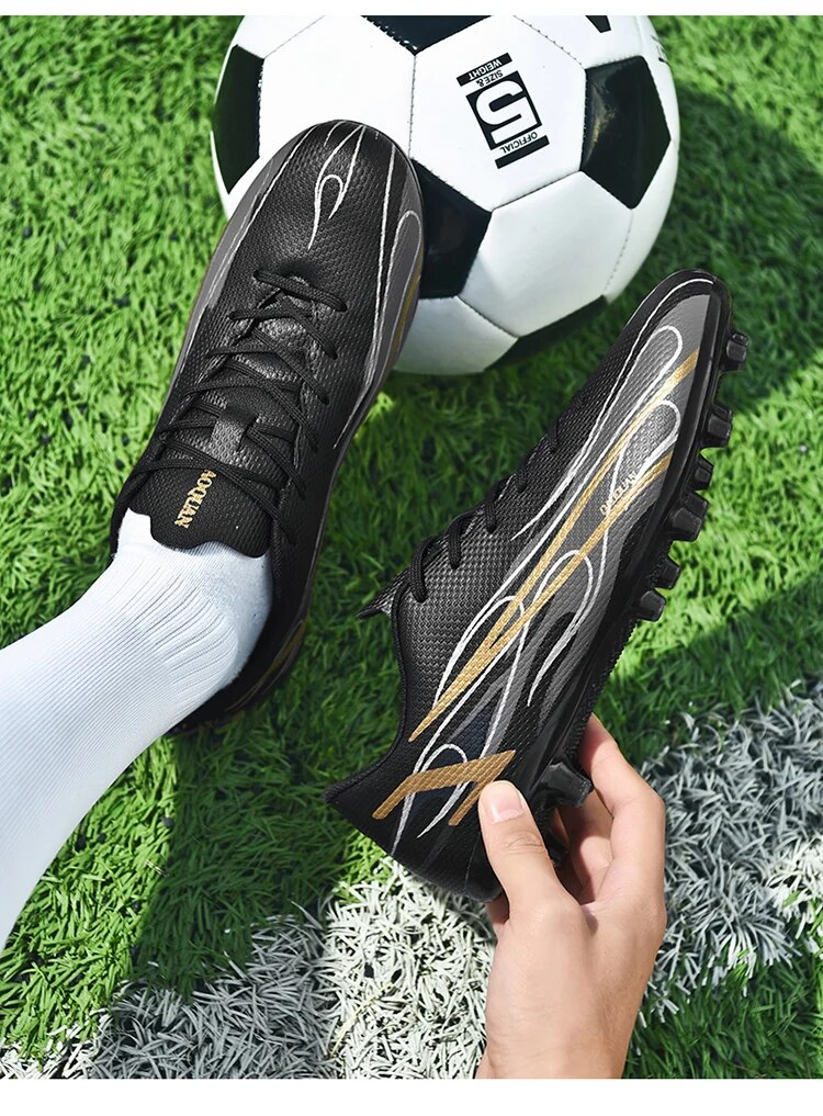 Hochwertige, rutschfeste FG/TF-Trainings-Fußballschuhe für Herren im Freien_voghion.com