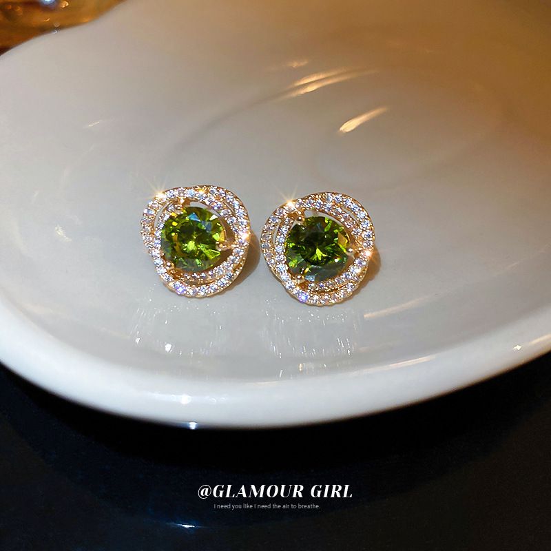 Silver Needle Zirco Flower Hollow Frech Light Luxury High-ed Sese Stud Niche Temperamet Versatile Earrigs For_voghion.com