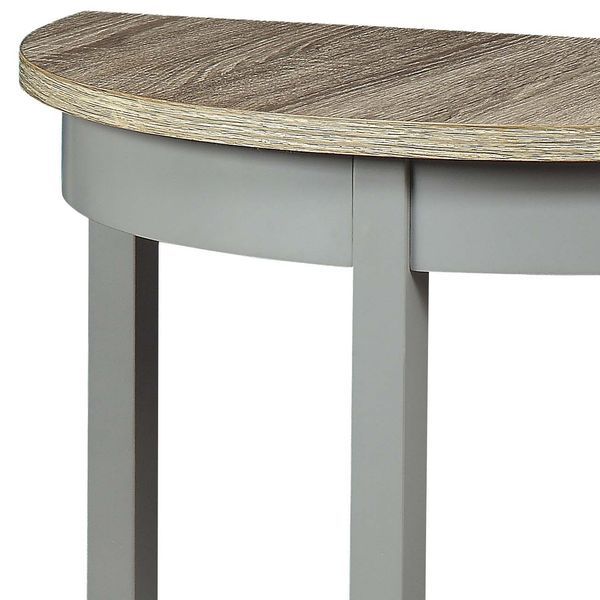 Justino Natural Oak & Gray Finish Console Table_voghion.com