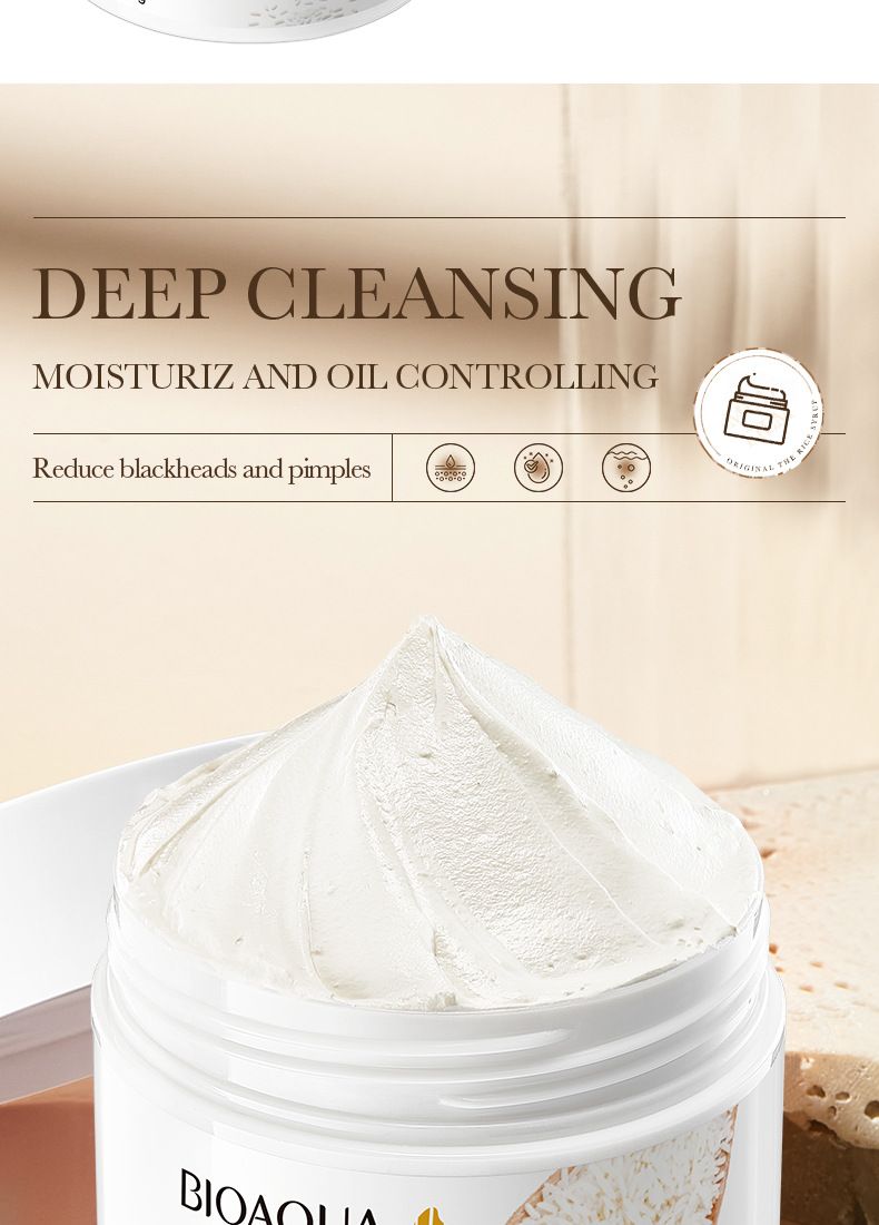 BIOAOUA - Fango detergente alla purea di riso 120 g - Maschera da notte alla purea di riso 100 g_voghion.com