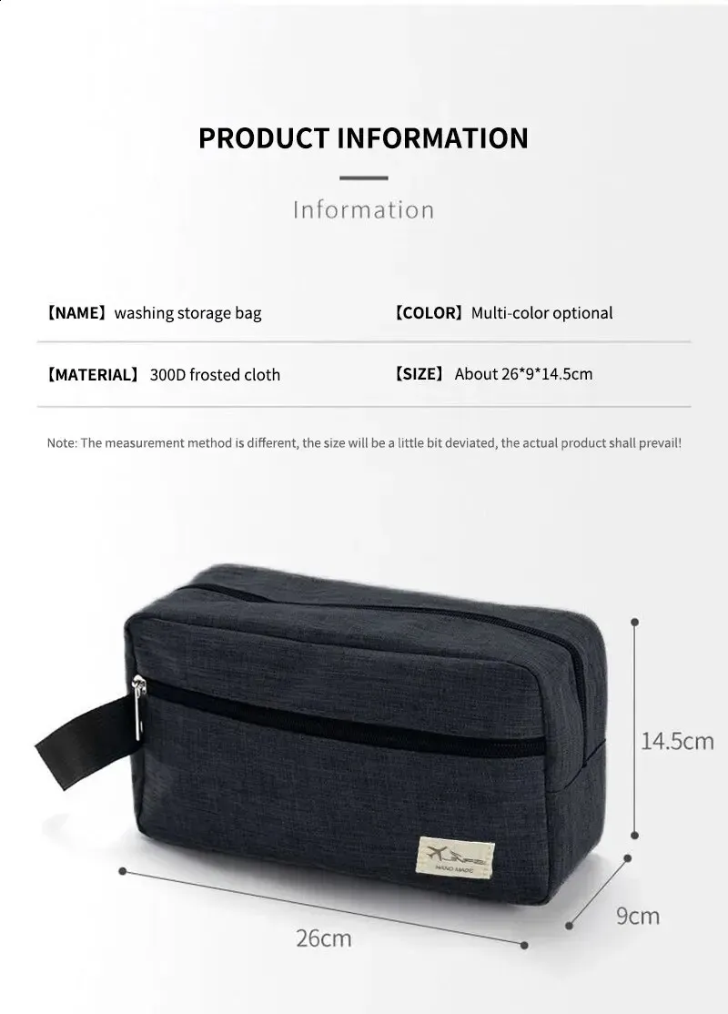 Borsa portaoggetti da viaggio impermeabile per cosmetici, portatile, grande capacità 250318l_voghion.com
