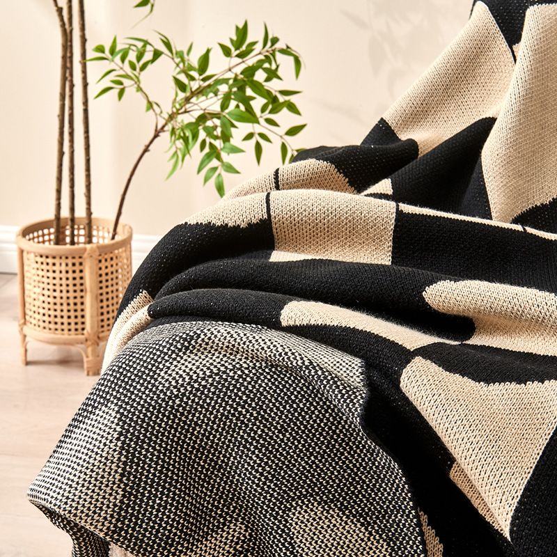 Leichte, luxuriöse Strickdecke, weich, hautfreundlich, für Zuhause, Büro, Nickerchen, Klimaanlage, Decke, Geschenkdecke_voghion.com