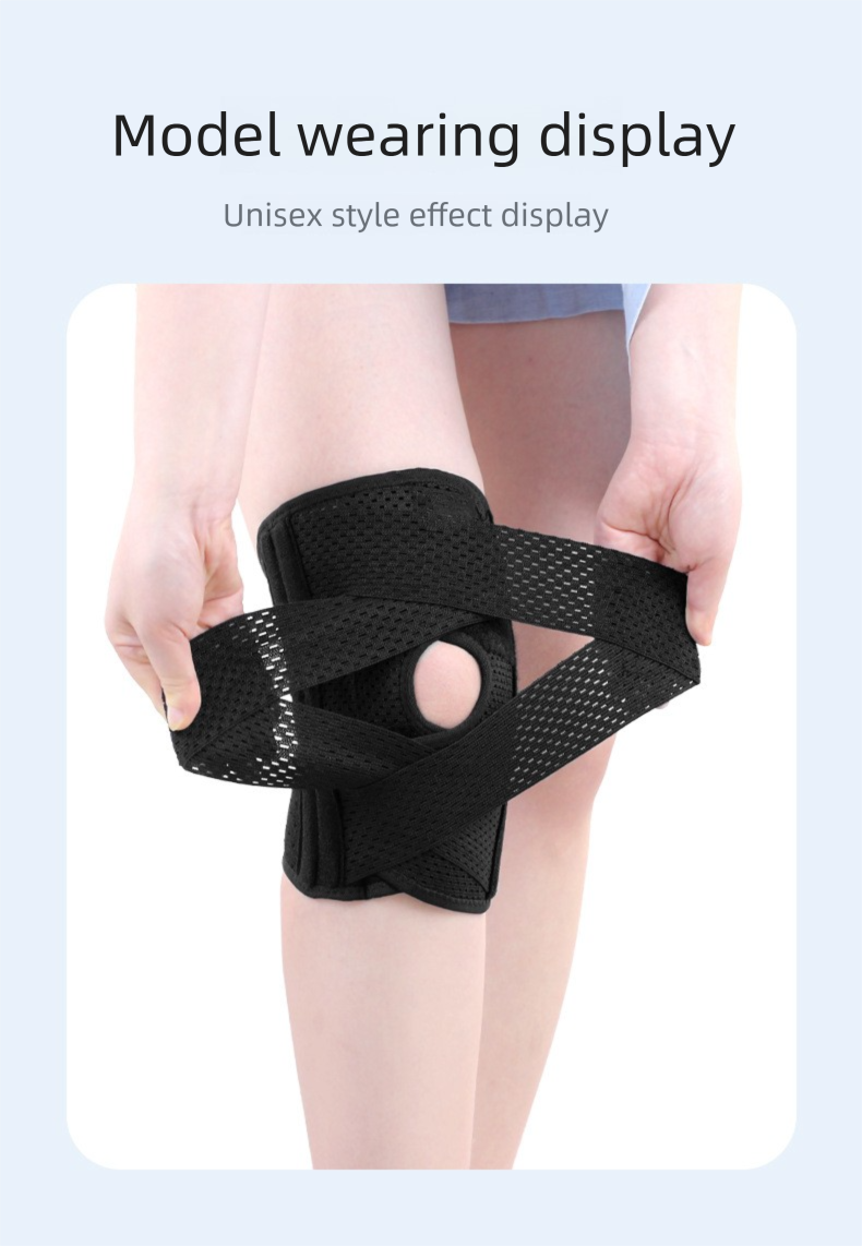 Sports Pads Meniscus Running Basketball Special Protective Gear Joint Fixation Patella Strap Thin Knee Protector_voghion.com