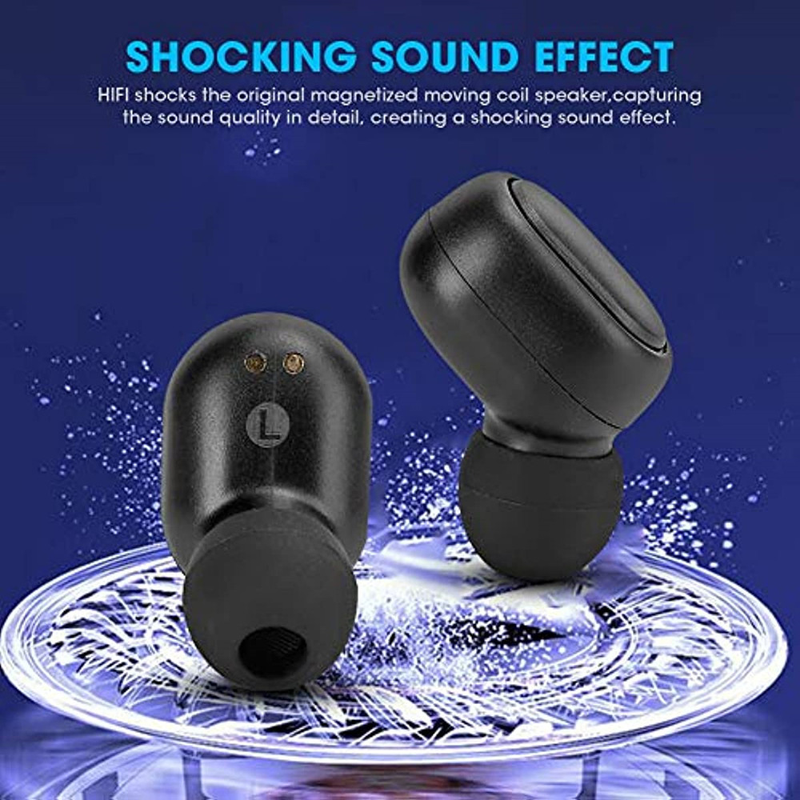 TWS Bluetooth Earphones Wireless Headphones Noise Cancelling with Mic Headsets 9D Stereo In-Ear Earbuds for Sports Music_voghion.com