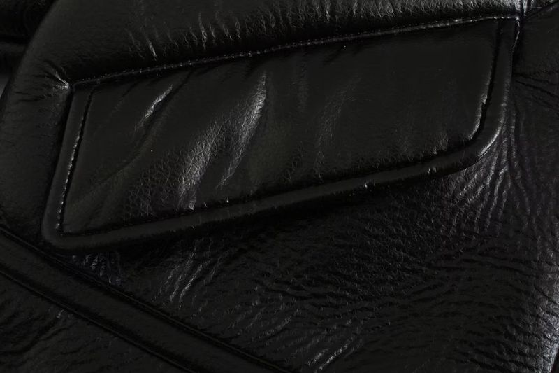 Elegante giacca in similpelle con fodera in pile – Cappotto invernale caldo da donna con finiture in pelliccia (XS-L, nero)_voghion.com