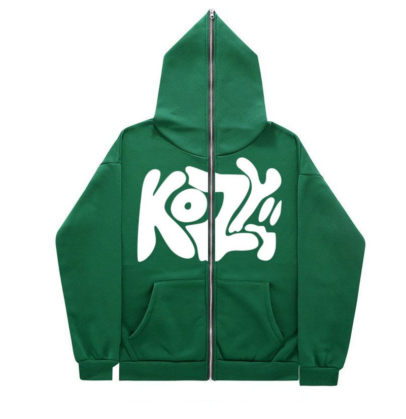 Felpa con cappuccio oversize in pile con cerniera - Pullover invernale accogliente_voghion.com