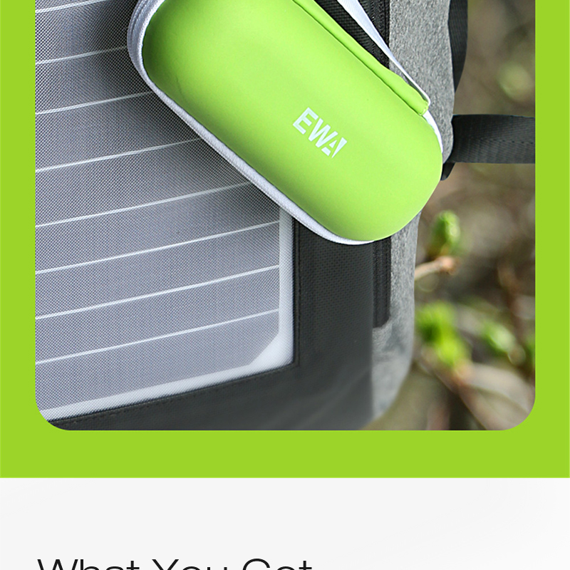 EWA Bærbar Bluetooth-højttaler, HIFI Stereo Bas Surrounded TWS-højttalere, Udendørs højttalere Sport TF-kort MP3-afspiller_voghion.com