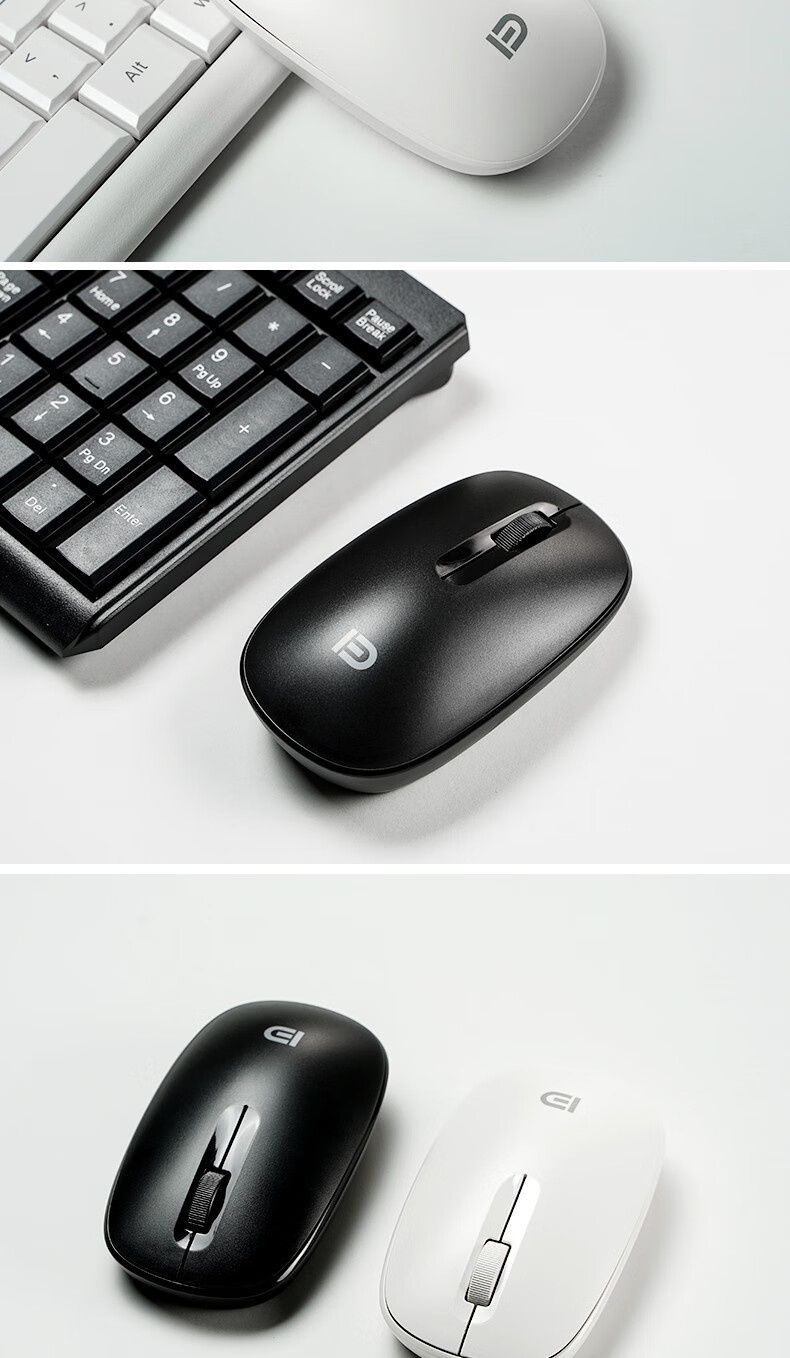 Digitex Digitex Fude E311 Desktop Computer Laptop Energiebesparende Draagbare Office 2.4 Zwart-wit Draadloze Muis_voghion.com